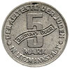 5 marek 1943, Łódź, aluminium 1.65 g, Parchimowicz 14.a, wyśmienite