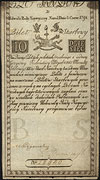 10 złotych polskich 8.06.1794, seria D, Miłczak A2, Lucow 21 (R3), widoczny niewielki fragment fir..