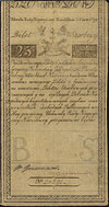 25 złotych polskich 8.06.1794, seria C, Miłczak A3, Lucow 26.d (R2), widoczny firmowy znak wodny