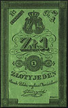 1 złoty 1831, podpis: Głuszyński, Miłczak A22a, 