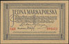 1 marka polska 17.05.1919, seria IAH, Miłczak 19b, Lucow 325 (R0), piękne