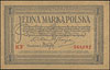 1 marka polska 17.05.1919, seria ICF, Miłczak 19