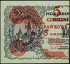 5 groszy 28.04.1924, lewa i prawa połówka, Miłczak 43a i 43b, Lucow 699 i 700 (R2), razem 2 sztuki..