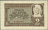 2 złote 1.03.1940, seria D, Miłczak 92, Lucow 770 (R2), wyśmienity stan zachowania