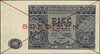 5 złotych 15.05.1946, bez oznaczenia serii, czerwony nadruk SPECIMEN, Miłczak 125