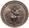 medal autorstwa Juliusza Kossaka wybity z okazji wydarzeń w Krożach w 1893 r., Aw: Kobieta z kotwi..