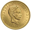 20 peso 1915, Filadelfia, złoto 33.45 g, Fr. 1, pięknie zachowane