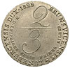 Jerzy IV 1820-1830, 2/3 talara (gulden) 1829 C-M, Clausthal, AKS 39, Kahnt 208, J. 24.a, pięknie z..