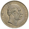 Fryderyk Franciszek II 1842-1883, talar 1864, Berlin, Thun 215, Dav. 728, delikatna patyna