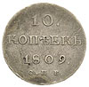 10 kopiejek 1809 СПБ/MK, Petersburg, Bitkin 91 (