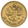 10 rubli 1903 (A.P), Petersburg, złoto 8.59 g, K