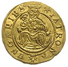 Zygmunt Batory 1581-1602, dukat 1593, Hermannstadt, złoto 3.50 g, Resch 125, lekko gięty, patyna