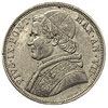 Pius IX 1846-1878, scudo 1853 R, Rzym, Berman 3309, ładnie zachowane, delikatna patyna