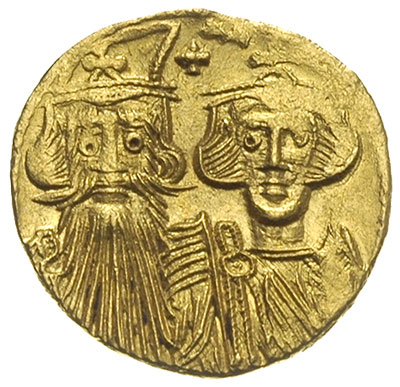solidus ok. 661-663, Konstantynopol, Aw: Popiers