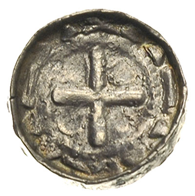 denar krzyżowy, Aw: Krzyż prosty i kółka w polach, Rw: Krzyż kawalerski, srebro 1.01 g, Str. 23, Gum typ VI, ładnie zachowany