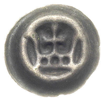brakteat ok. 1337-1345, Korona, 0.22 g, BRP Prus