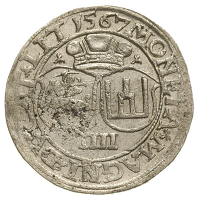 czworak 1567, Wilno, Ivanauskas 10SA21-3, drobna wada blachy, ale ładnie zachowany