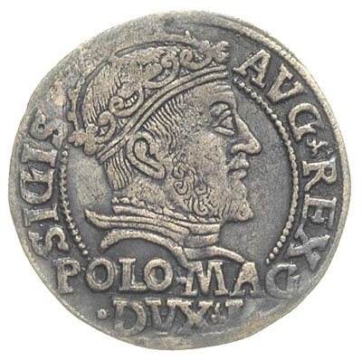 grosz na stopę polską 1547, Wilno, odmiana z mał