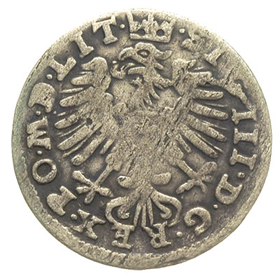 grosz z omyłkową datą 1008 zamiast 1608, Wilno, Ivanauskas 3SV35-12, Sajauskas 1644, rzadki