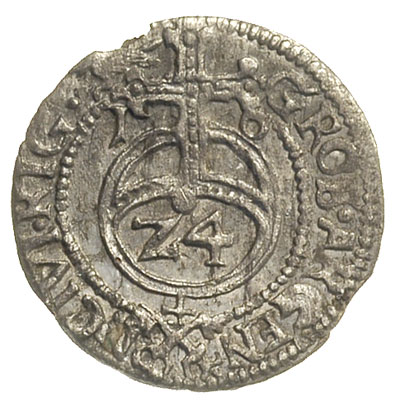 grosz 1616, Ryga, awers Gerbaszewski 4, rewers G