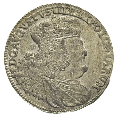 dwuzłotówka (8 groszy) 1761, Lipsk, \efraimek,  Olding 471