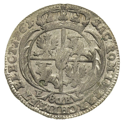  dwuzłotówka (8 groszy) 1761, Lipsk, \efraimek, 
