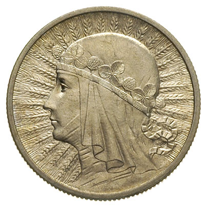 2 złote 1933, Warszawa, Głowa Kobiety, Parchimowicz 110.b, piękny egzemplarz, delikatna patyna
