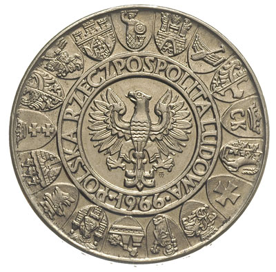 100 złotych 1966, Mieszko i Dąbrówka, Dwie półpo