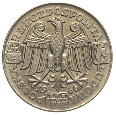 100 złotych 1966, Mieszko i Dąbrówka, Dwie głowy