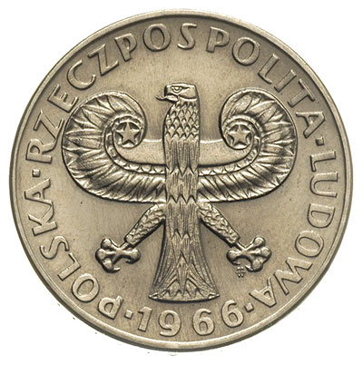 10 złotych 1966, \Mała kolumna, Parchimowicz P-2