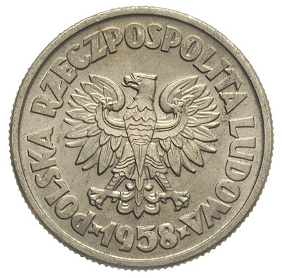 5 złotych 1958, M/S Waryński, Parchimowicz P-227.a, nikiel
