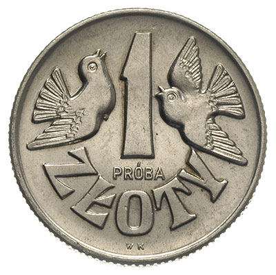 1 złoty 1958, \Ptaszki, Parchimowicz P-220.a
