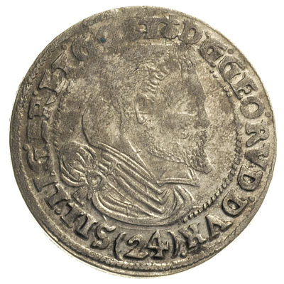 24 krajcary 1621, Legnica, FuS 1684, Ejzenhart III. 61 (R2), srebro 6.75 g, ładnie zachowane