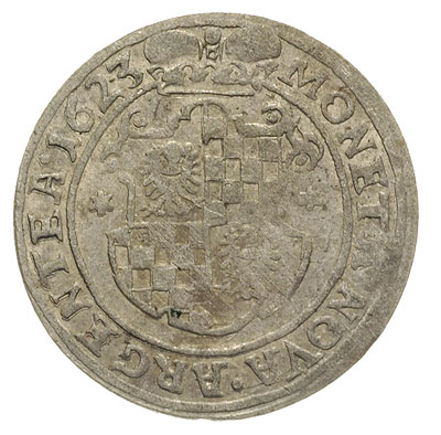 24 karjcary 1623, mennica nieokreślona, gwiazdy po bokach tarczy herbowej, FuS 1658, Ejzenhart III. 107, srebro 4.43 g, ładne