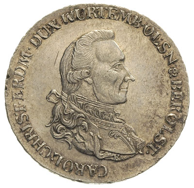 talar 1785, Wrocław, odmiana z literą K pod popiersiem, 22.12 g, FuS 2474, Dav. 2879, dość ładny, delikatna patyna