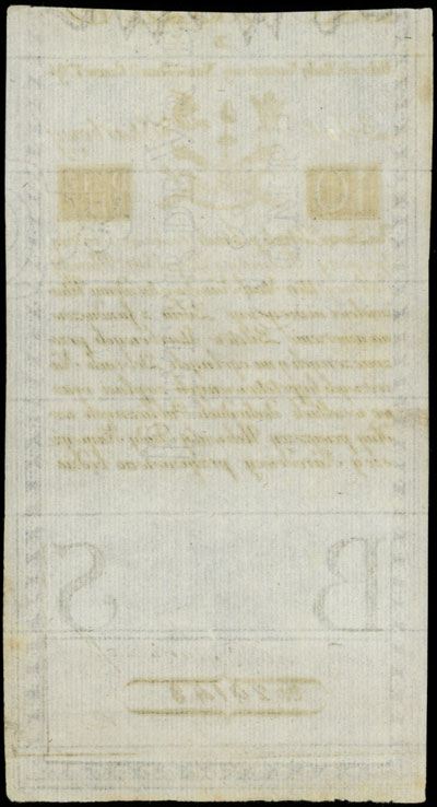 10 złotych 8.06.1794, seria D, widoczny firmowy 