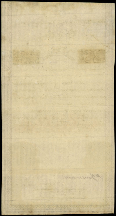25 złotych 8.06.1794, seria B, widoczny firmowy znak wodny, Miłczak A3, Lucow 25 (R2)