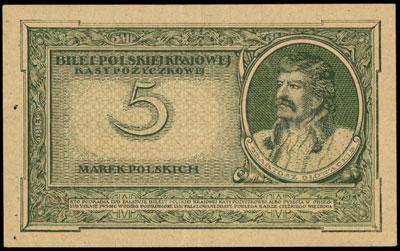 5 marek polskich 17.05.1919, seria I, Miłczak 20