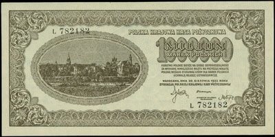 1.000.000 marek polskich 30.08.1923, seria L, numeracja 6 cyfrowa, Miłczak 37a, Lucow 453 (R4), piękny