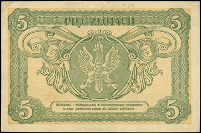 5 złotych 1.05.1925, seria D, Miłczak 61, Lucow 