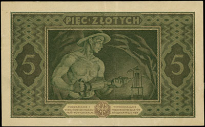 5 złotych 25.10.1926, seria G, Miłczak 65, Lucow