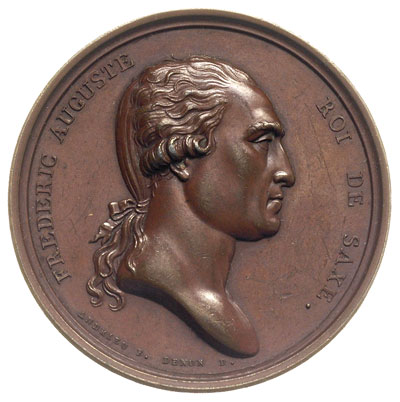 medal sygnowany ANDRIEU F DENON D, wybity w 1809
