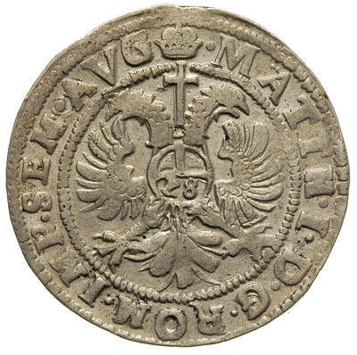 28 stuberów (floren) 1618, odmiana z datą nad koroną, Dav.-, Delm. 1107, Purmer De30.2