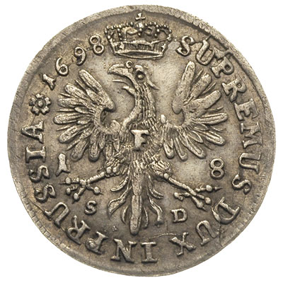 ort 1698 / SD, Królewiec, v. Schrötter 736, Neum