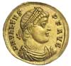 solidus 364-367, Nikomedia, Aw: Popiersie cesarza w diademie w prawo, D N VALENS P F AVG, Rw: Cesa..