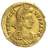 solidus 408-422, Rawenna, Aw: Popiersie cesarza 