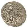 denar ok. 1239-1257, Aw: Przyklękający rycerz z 
