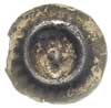 brakteat ok. 1280-1350, Klucz, promienista obwódka, 0.42 g, Dbg. 158, patyna