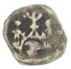 denar XIV w, Aw: Gryf kroczący w lewo, Rw: Trójw