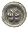 brakteat ok. 1317-1328, Krzyż łaciński, dwa krzyżyki w tle, 0.23 g, BRP Prusy T9.7